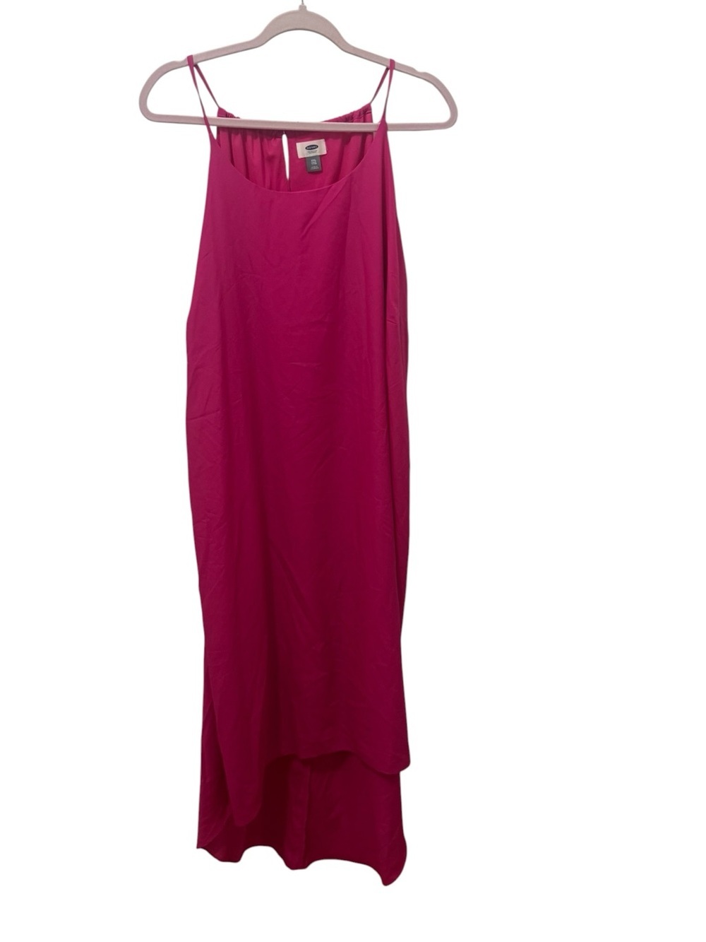 Old Navy Hot Pink Hi Low Hem Maxi Dress Size XXL